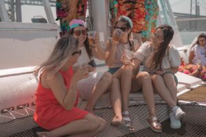 Fiesta en barco en Lisboa