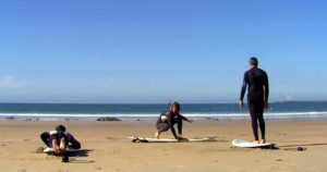 Surf- of bodyboardcoaching in Lissabon