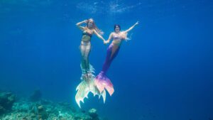 Nadar como una sirena en Heraklion