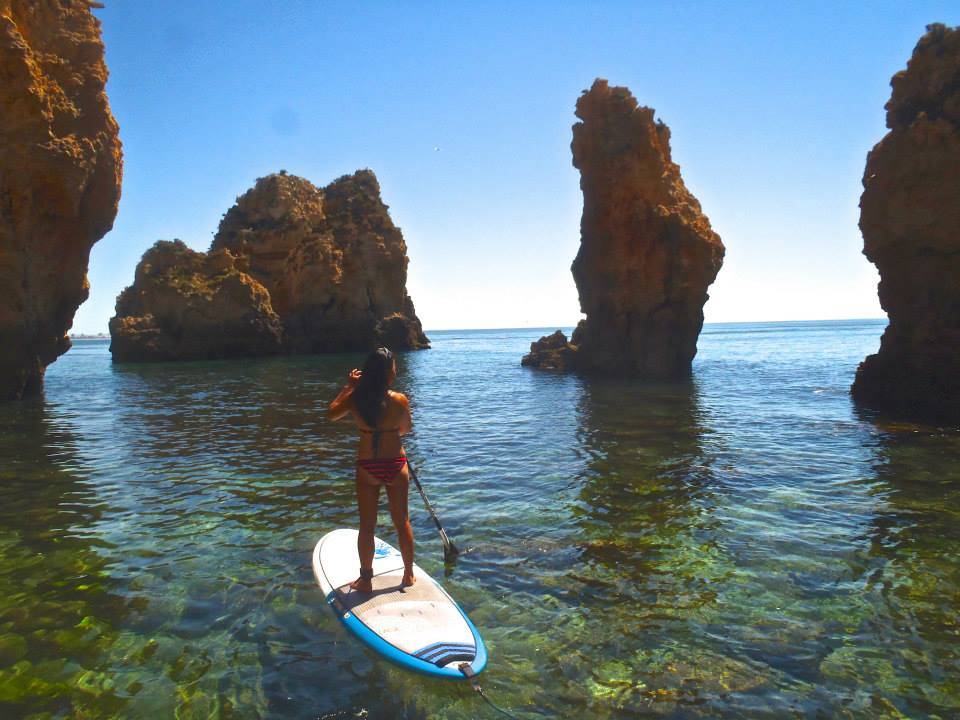 Stand up paddle boarding Lagos best activities in the Algarve for groups