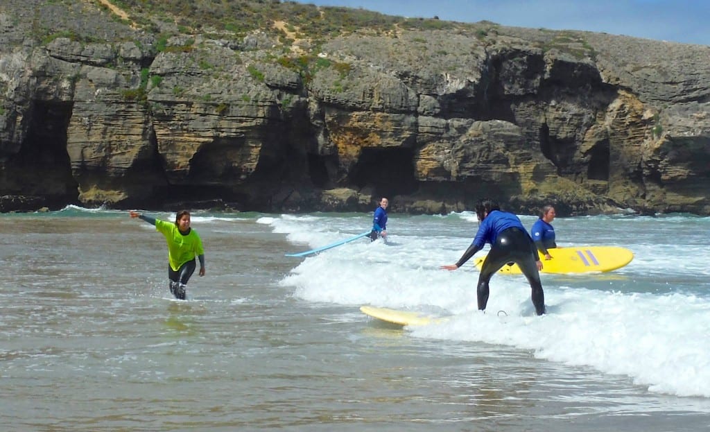 Our surf lessons are a lot of fun!