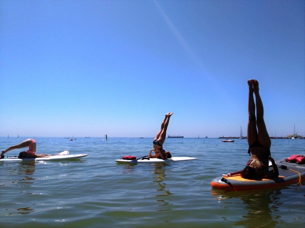 Paddle Yoga in Cascais