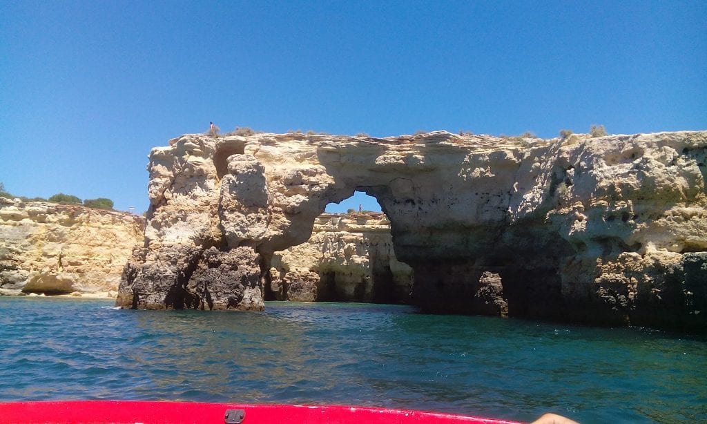 Stunnign views from the jet boat Algarve
