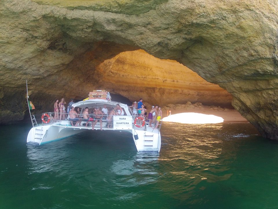 BBQ cruise in Albufeira on a motor catamaran