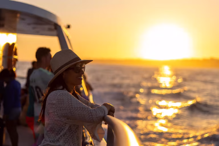 Sunset Boat Tour in Vilamoura with Music