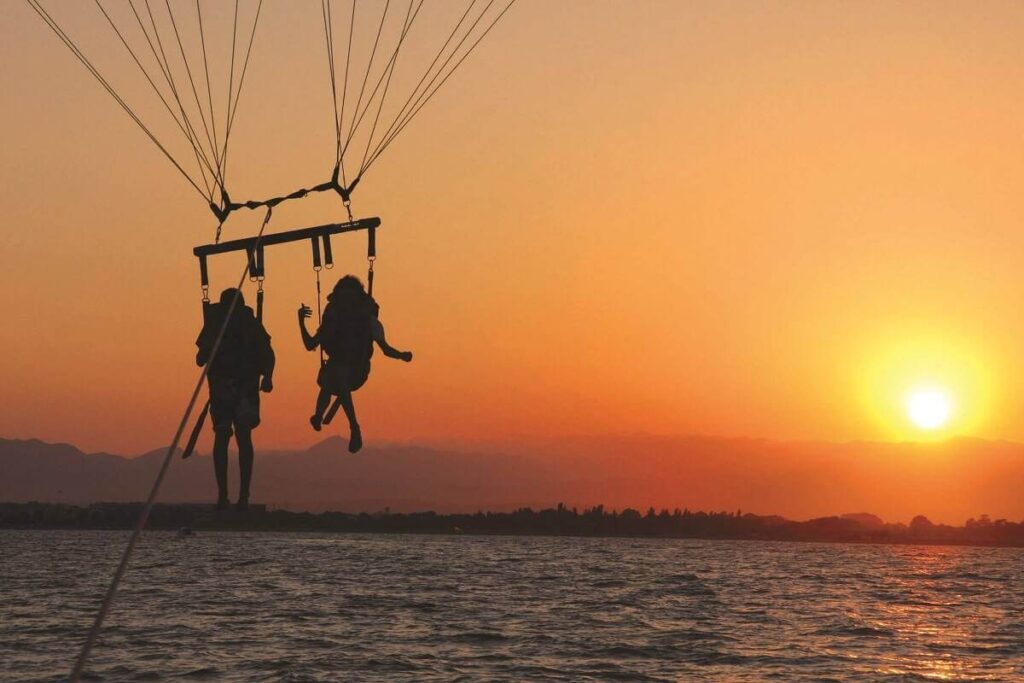 Parasailing in Barcelona