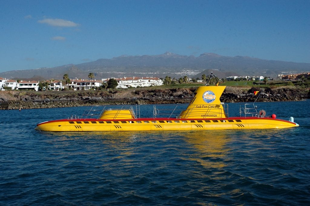 submarino em Tenerife