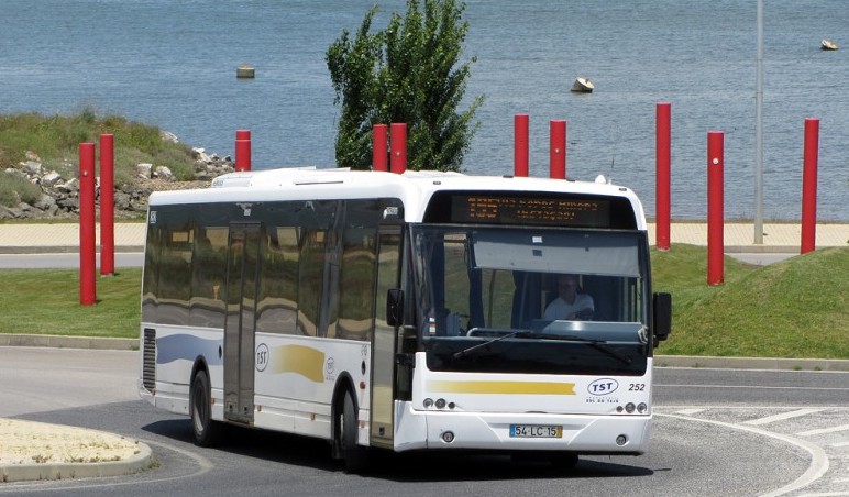 The bus is a cheap option to travel around the Algarve