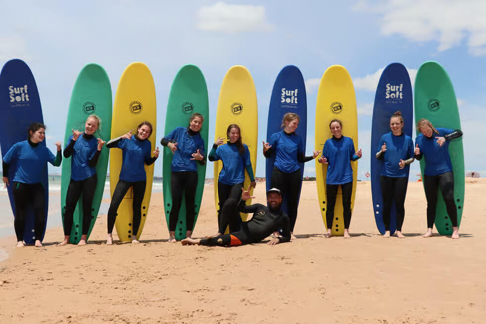 Small Group Surf Lesson in Vilamoura