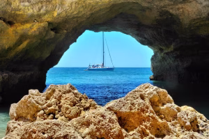 Bootstour bei Sonnenuntergang nach Benagil von Albufeira