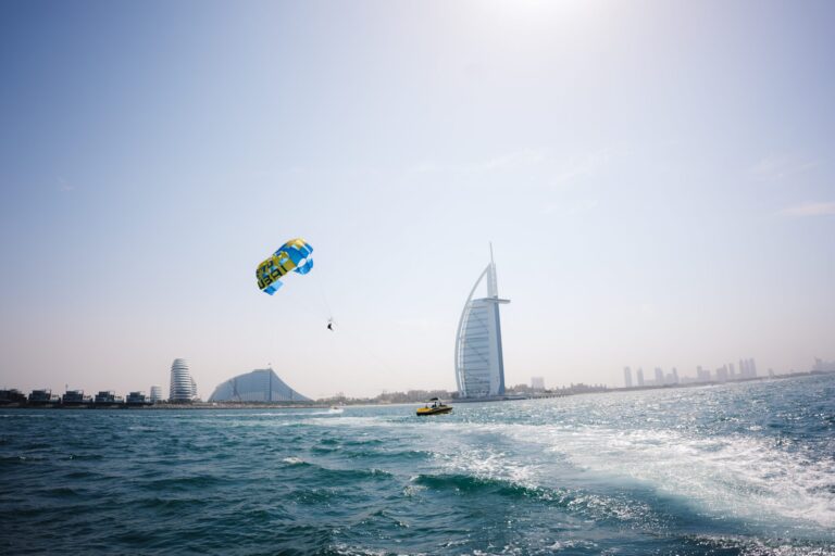 Dubai: Burj Al Arab View Parasailing Experience