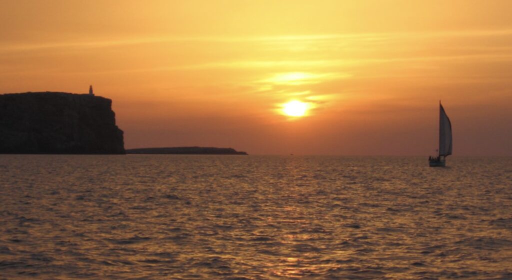 Menorca Sonnenuntergang Segeln Tour