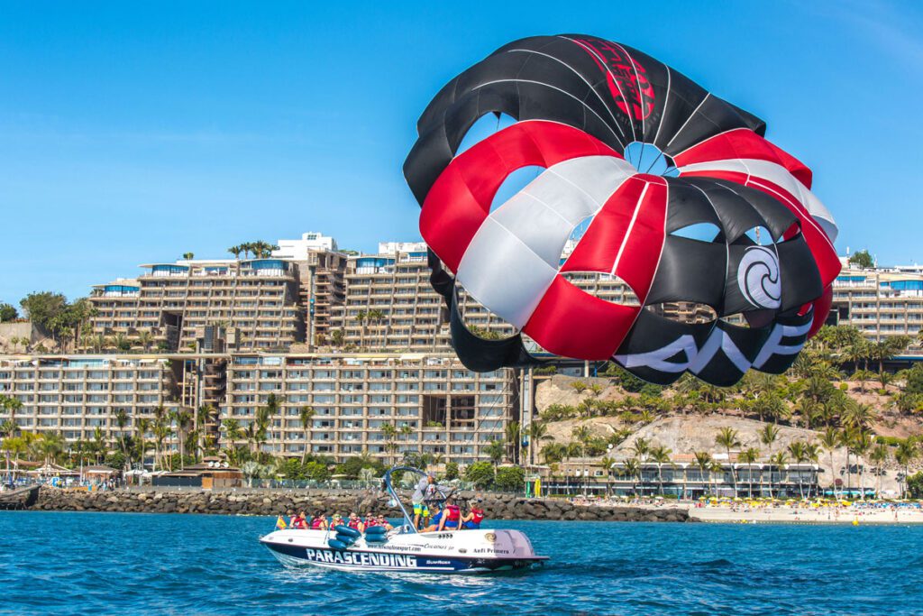 Parasailing auf Gran Canaria