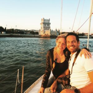 Velada privada al atardecer en Lisboa