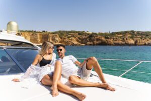 Privé zonsondergangscruise Albufeira
