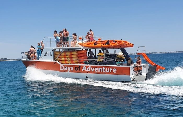 Bootstour mit Kajakfahren zur Ponta da Piedade