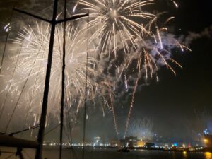 Neujahrs-Segeltour in Lissabon