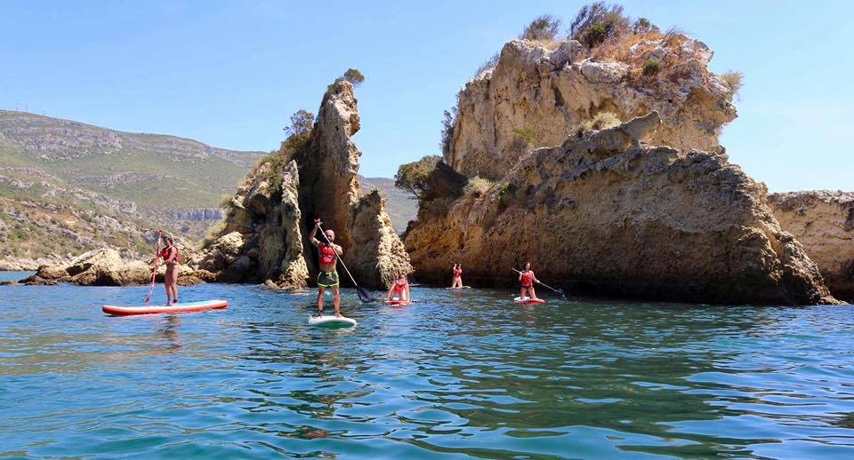 We went on a SUP Tour in Sesimbra!