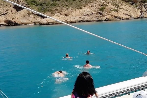 Passeio de barco com natação a partir de Calpe