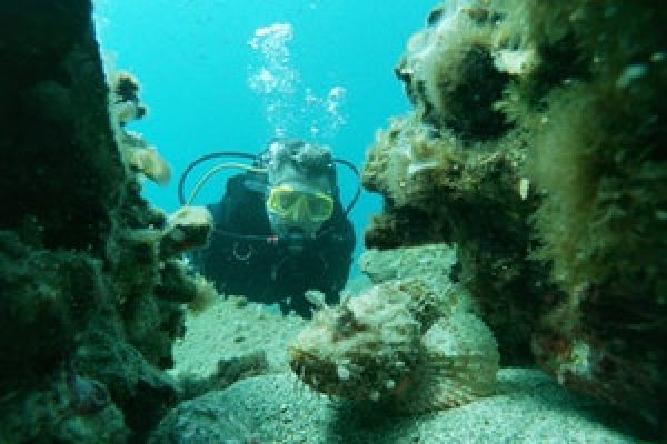 scuba diving in crete