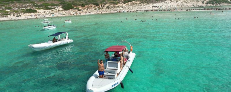 Barco privado de Chania para Balos