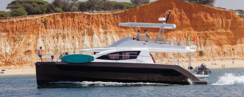 Luxury catamaran in Vilamoura