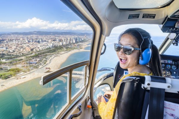 Helicopter tour in Barcelona