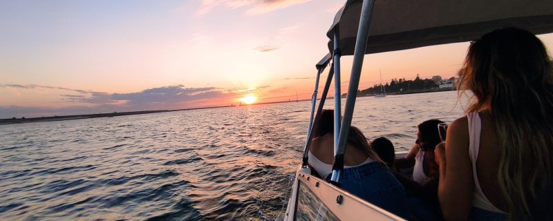 sunset boat tour in Porto