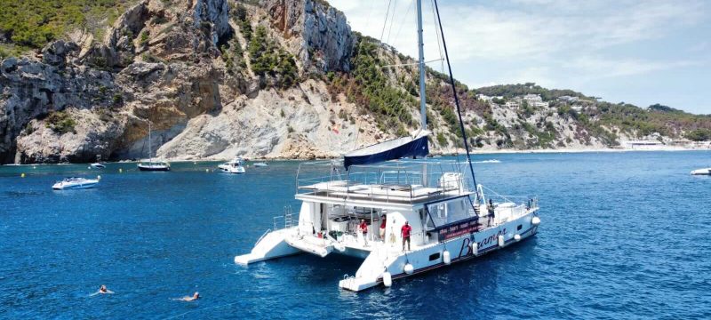 Beautiful sailing catamaran in Dénia