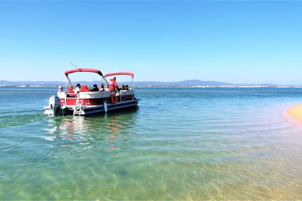 Boat in the Ria Formosa Nature Reserve
