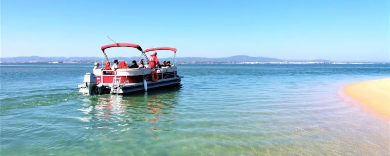 Boat in the Ria Formosa Nature Reserve